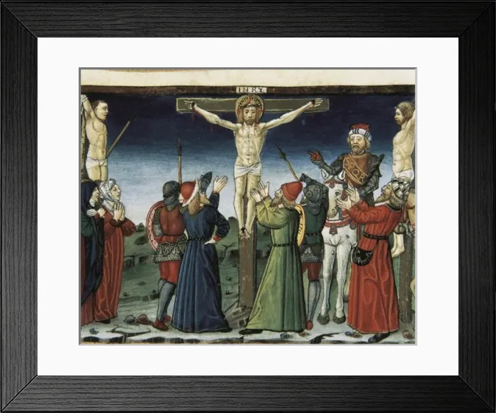 Framed Print : DE PREDIS, Cristoforo (1440-1486). Stories of Framed Print : DE PREDIS, Cristoforo (1440-1486). Stories of