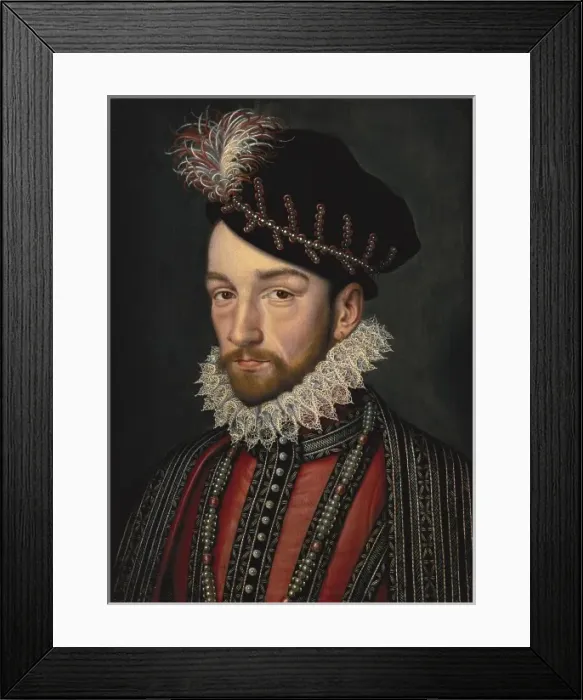 Framed Print : CHARLES IX (1550-1574). King of France (1560-1574) Framed Print : CHARLES IX (1550-1574). King of France (1560-1574)