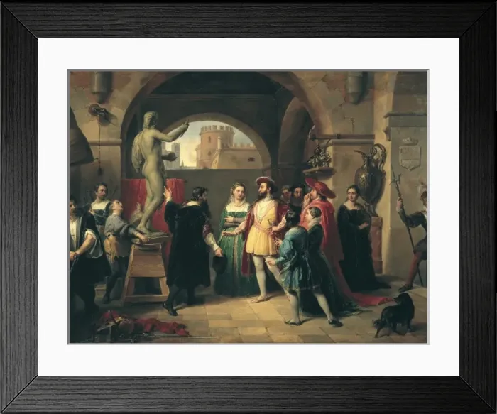 Framed Print : CELLINI, Benvenuto (1500-1571); Francis I of Framed Print : CELLINI, Benvenuto (1500-1571); Francis I of