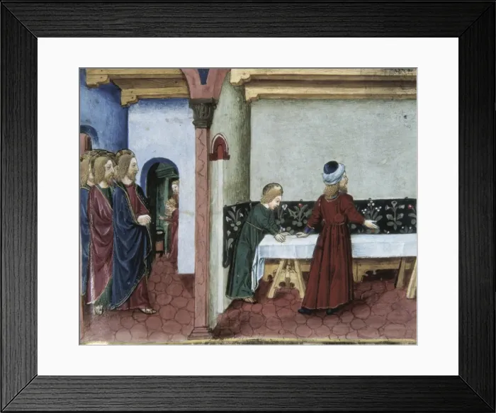 Framed Print : DE PREDIS, Cristoforo (1440-1486). Stories of Framed Print : DE PREDIS, Cristoforo (1440-1486). Stories of