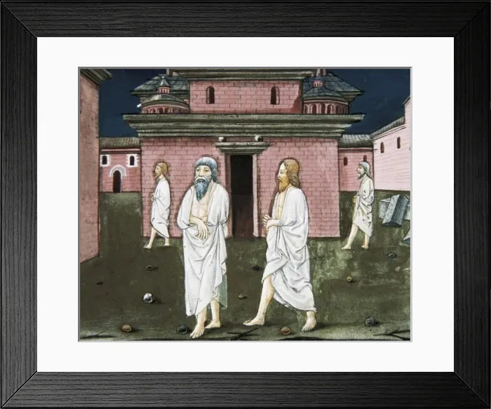 Framed Print : DE PREDIS, Cristoforo (1440-1486). Stories of Framed Print : DE PREDIS, Cristoforo (1440-1486). Stories of