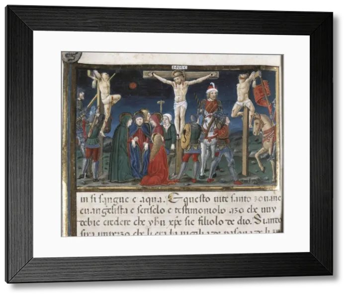 Framed Print : DE PREDIS, Cristoforo (1440-1486). Stories of Framed Print : DE PREDIS, Cristoforo (1440-1486). Stories of