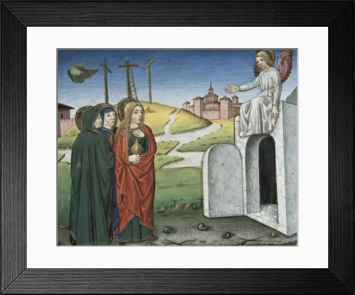 Framed Print : DE PREDIS, Cristoforo (1440-1486). Stories of Framed Print : DE PREDIS, Cristoforo (1440-1486). Stories of