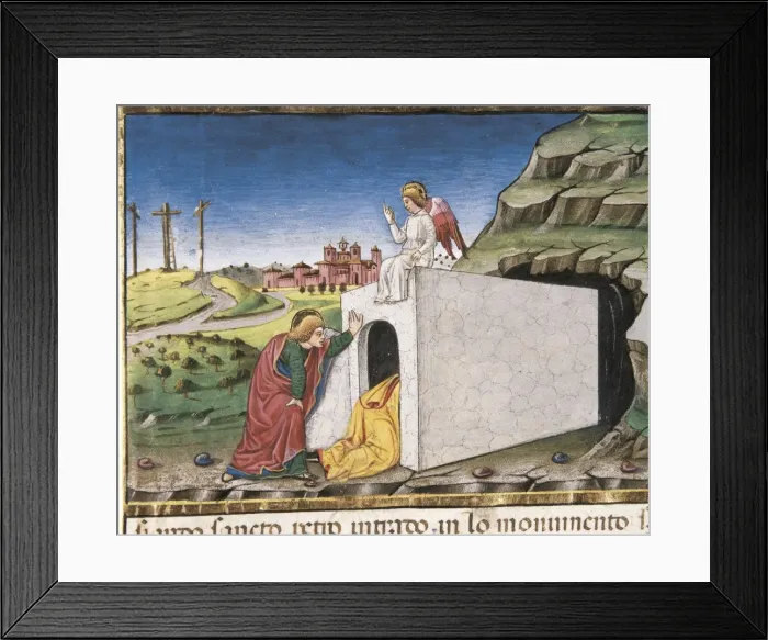 Framed Print : DE PREDIS, Cristoforo (1440-1486). Stories of Framed Print : DE PREDIS, Cristoforo (1440-1486). Stories of