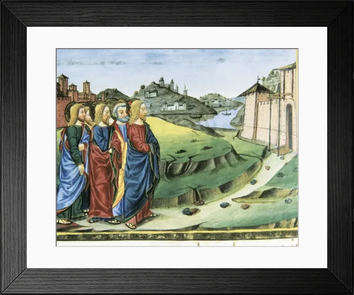 Framed Print : DE PREDIS, Cristoforo (1440-1486). Stories of Framed Print : DE PREDIS, Cristoforo (1440-1486). Stories of