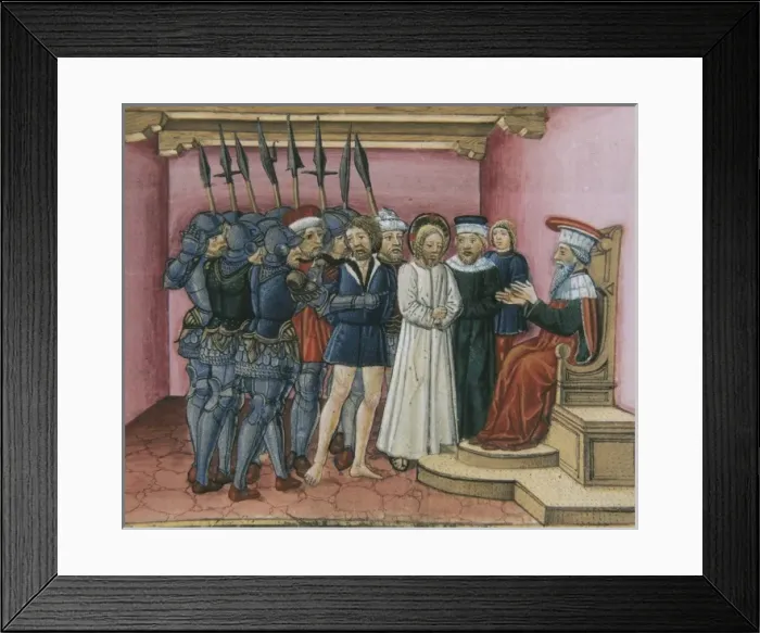 Framed Print : DE PREDIS, Cristoforo (1440-1486). Stories of Framed Print : DE PREDIS, Cristoforo (1440-1486). Stories of