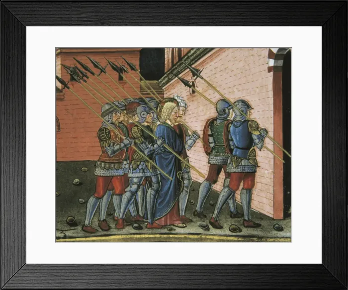 Framed Print : DE PREDIS, Cristoforo (1440-1486). Stories of Framed Print : DE PREDIS, Cristoforo (1440-1486). Stories of