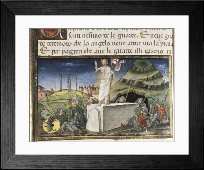 Framed Print : DE PREDIS, Cristoforo (1440-1486). Stories of Framed Print : DE PREDIS, Cristoforo (1440-1486). Stories of
