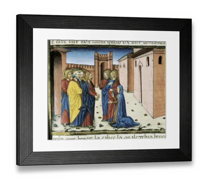 Framed Print : DE PREDIS, Cristoforo (1440-1486). Stories of Framed Print : DE PREDIS, Cristoforo (1440-1486). Stories of