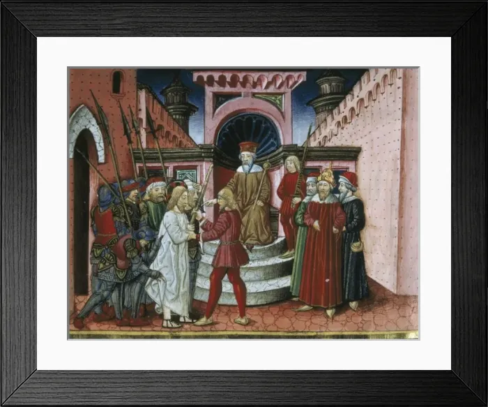 Framed Print : DE PREDIS, Cristoforo (1440-1486). Stories of Framed Print : DE PREDIS, Cristoforo (1440-1486). Stories of