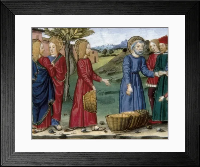 Framed Print : DE PREDIS, Cristoforo (1440-1486). Stories of Framed Print : DE PREDIS, Cristoforo (1440-1486). Stories of
