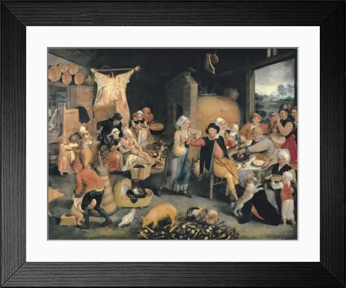 Framed Print : Maarten Van Cleve the Elder (1527-1581). Interior Framed Print : Maarten Van Cleve the Elder (1527-1581). Interior