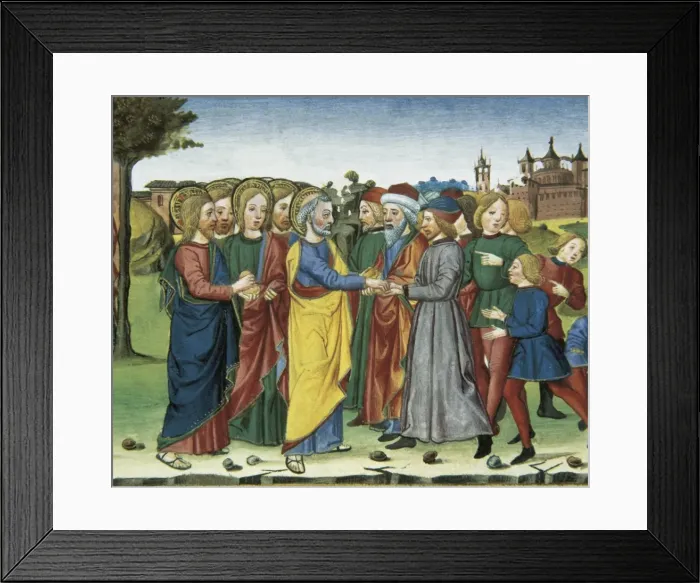 Framed Print : DE PREDIS, Cristoforo (1440-1486). Stories of Framed Print : DE PREDIS, Cristoforo (1440-1486). Stories of