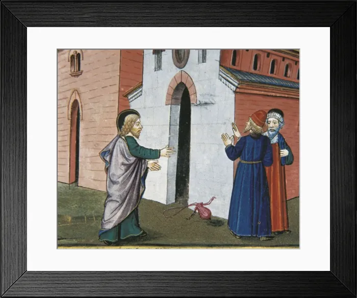 Framed Print : DE PREDIS, Cristoforo (1440-1486). Stories of Framed Print : DE PREDIS, Cristoforo (1440-1486). Stories of