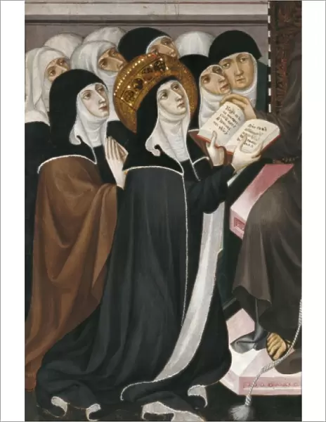 BORRASSA, Llu�(1360-1425). Altarpiece of Franciscan