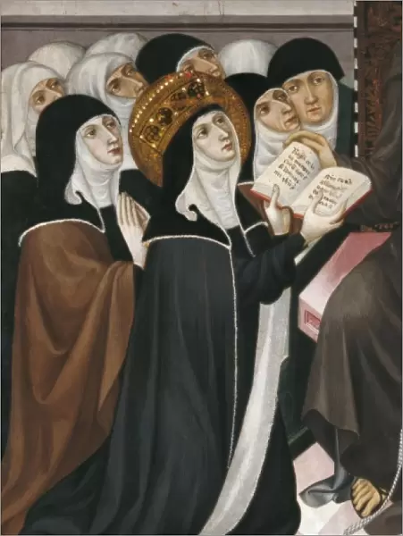 BORRASSA, Llu�(1360-1425). Altarpiece of Franciscan