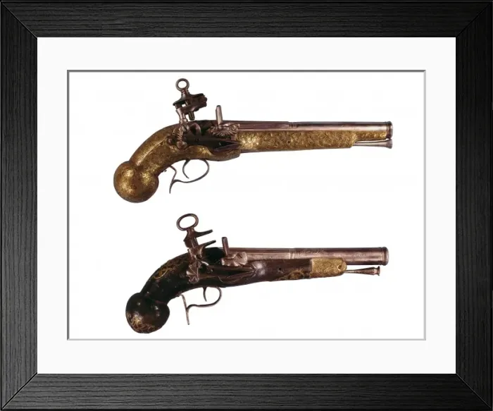 Framed Print : Guns (beg. 18th c. ). SPAIN. Barcelona. Montjuic Framed Print : Guns (beg. 18th c. ). SPAIN. Barcelona. Montjuic