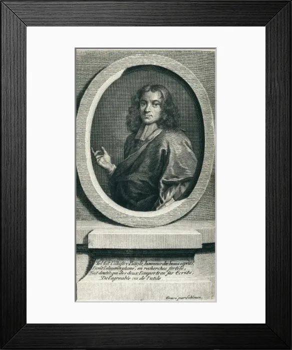 Framed Print : BAYLE, Pierre (1647-1706). French critic Framed Print : BAYLE, Pierre (1647-1706). French critic