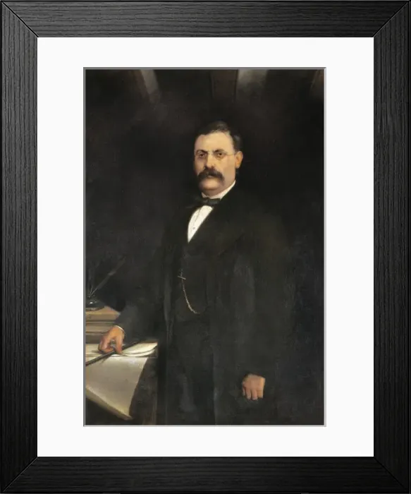 Framed Print : CLAVɬJos頁nselmo (1824-1874). Spanish composer Framed Print : CLAVɬJos頁nselmo (1824-1874). Spanish composer