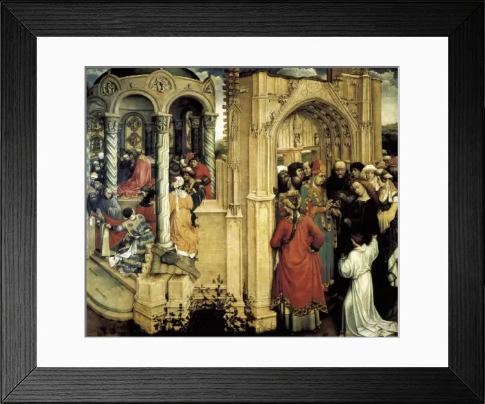Framed Print : Campin, Robert, called Master of Fl魡lle (1378-1444) Framed Print : Campin, Robert, called Master of Fl魡lle (1378-1444)