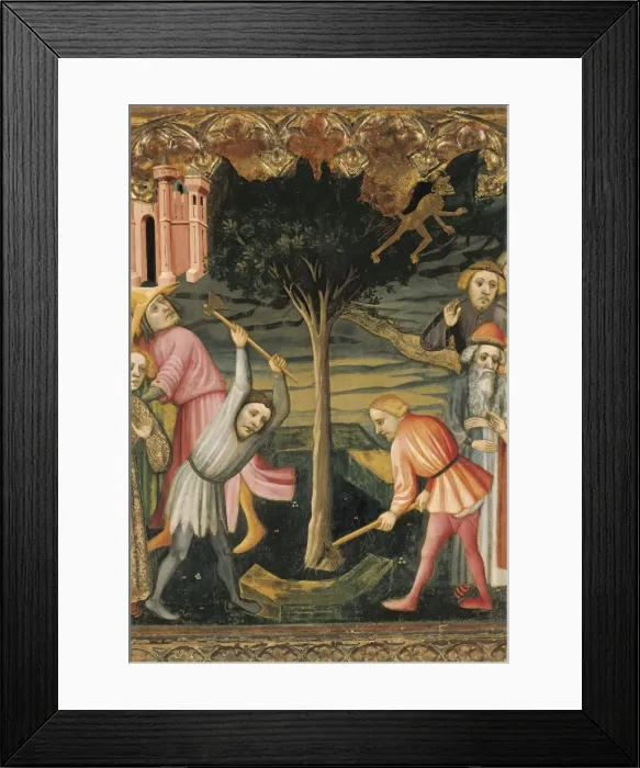 Framed Print : CABRERA, Jaume (1394-1432). Altarpiece of Saint Framed Print : CABRERA, Jaume (1394-1432). Altarpiece of Saint