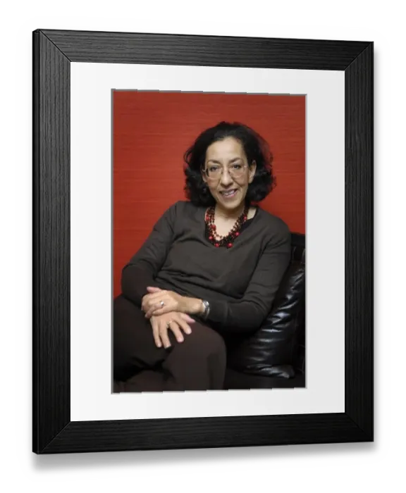 Framed Print : LEVY, Andrea (1956). British Writer. Portrait