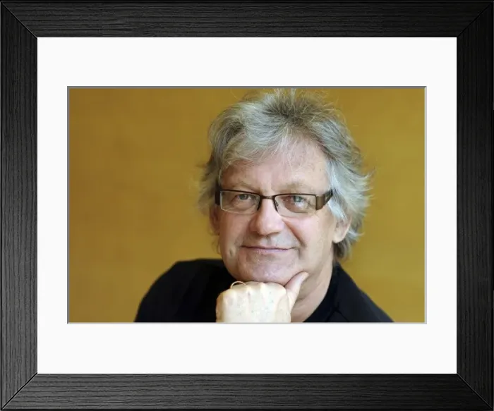 Framed Print : GILMOUR, David (1949). Canadian Writer and journalist Framed Print : GILMOUR, David (1949). Canadian Writer and journalist