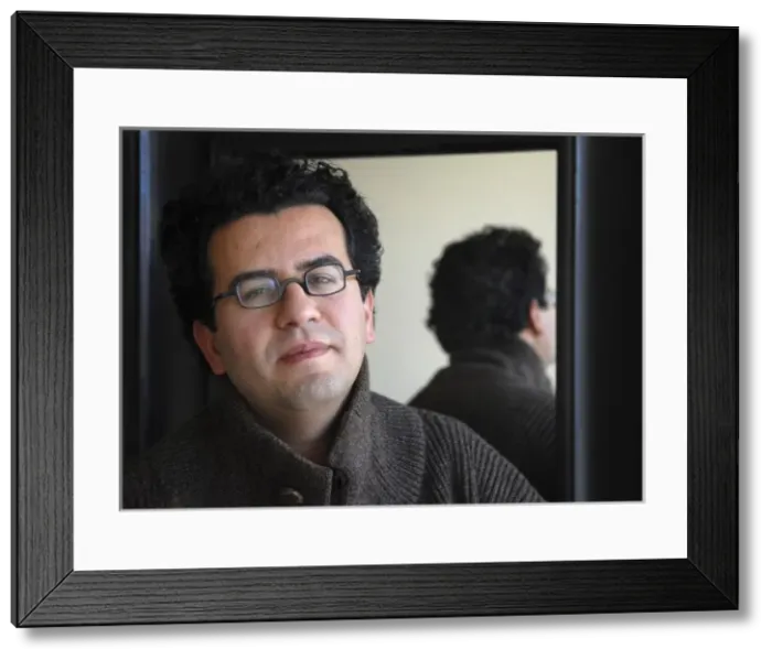 Framed Print : MATAR, Hisham (1970). Libyan writer. Portrait Framed Print : MATAR, Hisham (1970). Libyan writer. Portrait