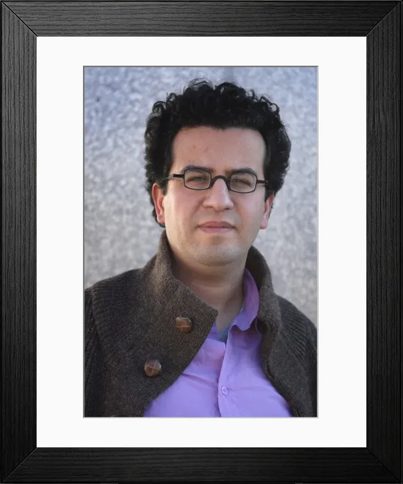 Framed Print : MATAR, Hisham (1970). Libyan writer. Portrait Framed Print : MATAR, Hisham (1970). Libyan writer. Portrait