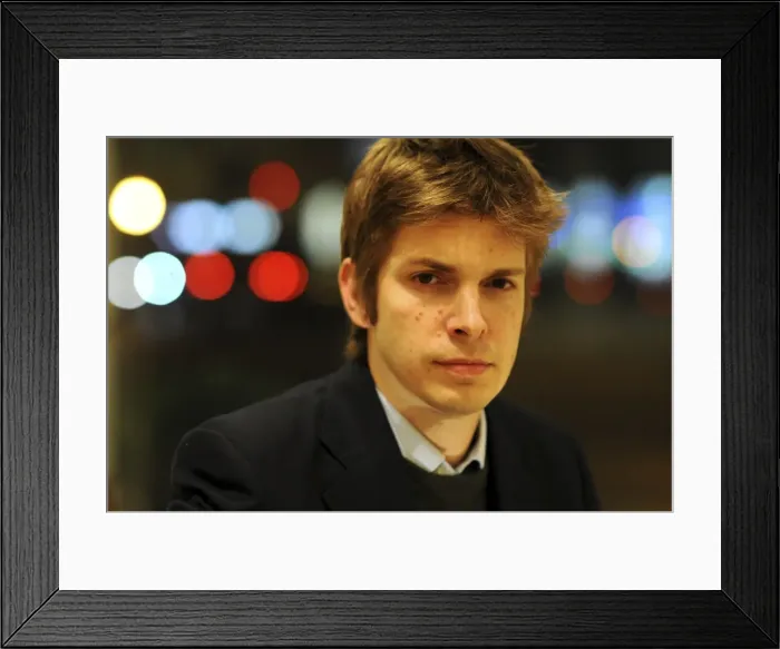 Framed Print : SMITH, Joseph (1980). English writer. Portrait Framed Print : SMITH, Joseph (1980). English writer. Portrait