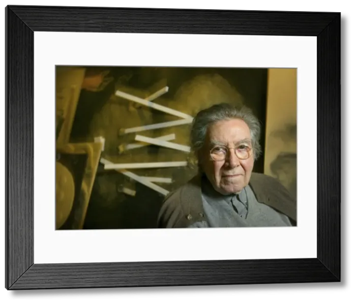 Framed Print : TAPIES, Antoni (1923-2012). Spanish Catalan painter Framed Print : TAPIES, Antoni (1923-2012). Spanish Catalan painter