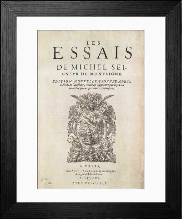 Framed Print : MONTAIGNE, Michel de (1533-1592) Framed Print : MONTAIGNE, Michel de (1533-1592)
