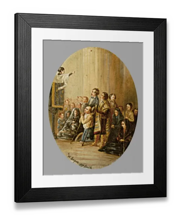 Framed Print : DOMINGUEZ BECQUER, Valeriano (1834-1870) Framed Print : DOMINGUEZ BECQUER, Valeriano (1834-1870)