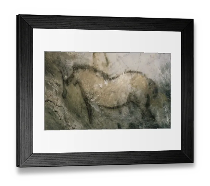 Framed Print : SPAIN. Candamo. San Rom n de Candamo. San Roman Cave. Horse. Upper Paleolithic. Cave Framed Print : SPAIN. Candamo. San Rom n de Candamo. San Roman Cave. Horse. Upper Paleolithic. Cave
