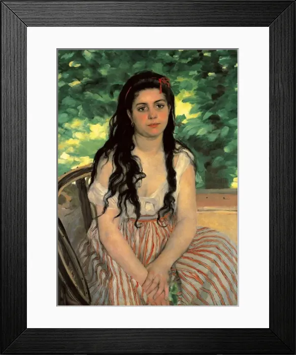 Framed Print : In Summer (Lise or The Gypsy) Framed Print : In Summer (Lise or The Gypsy)