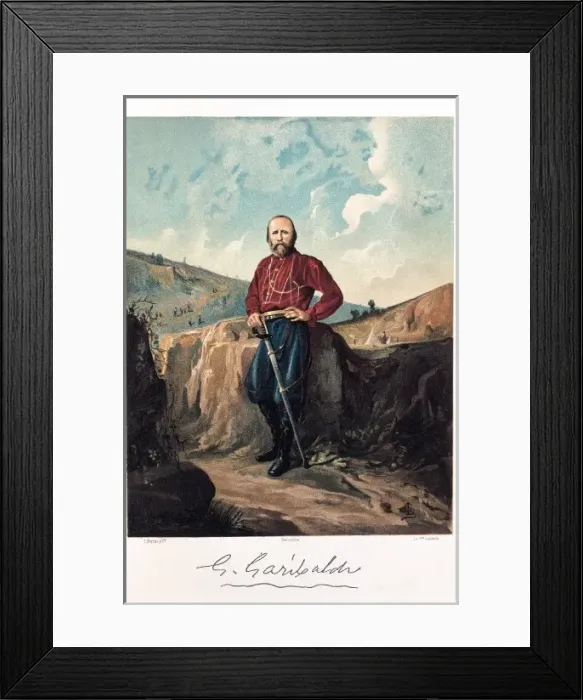 Framed Print : GARIBALDI, Giuseppe (1807-1882) Framed Print : GARIBALDI, Giuseppe (1807-1882)