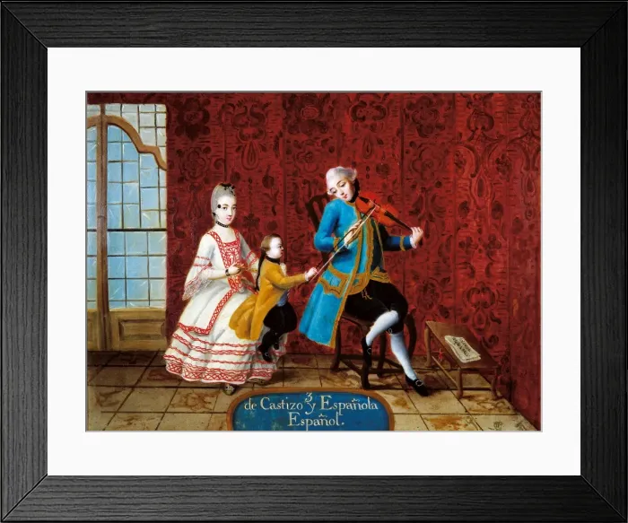Framed Print : CABRERA, MIGUEL (1695-1768). DE Framed Print : CABRERA, MIGUEL (1695-1768). DE