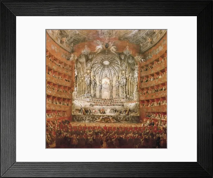 Framed Print : PANNINI, Giovanni Paolo (1691-1765) Framed Print : PANNINI, Giovanni Paolo (1691-1765)