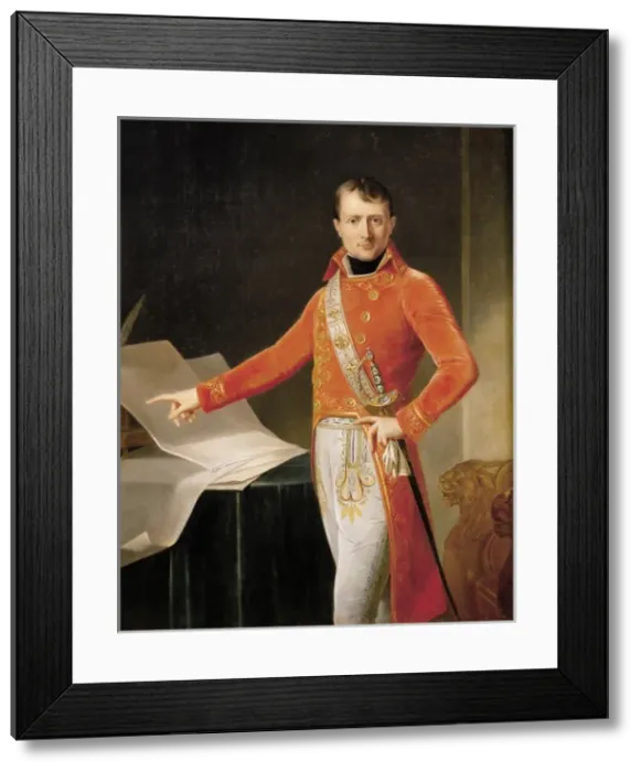 Framed Print : GIRODET-TRIOSON, Anne Louis Girodet de Roucy, called (1767-1 Framed Print : GIRODET-TRIOSON, Anne Louis Girodet de Roucy, called (1767-1