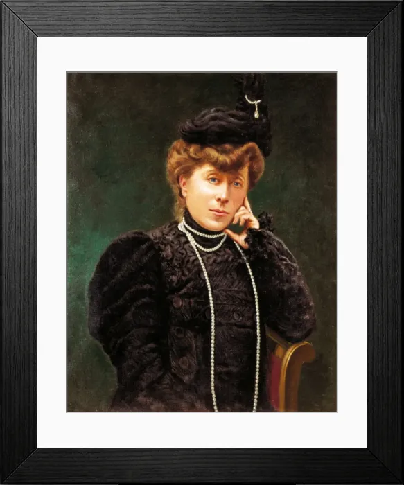 Framed Print : VILLAHERMOSA, Maria del Carmen, Duchess of (1815-1905) Framed Print : VILLAHERMOSA, Maria del Carmen, Duchess of (1815-1905)