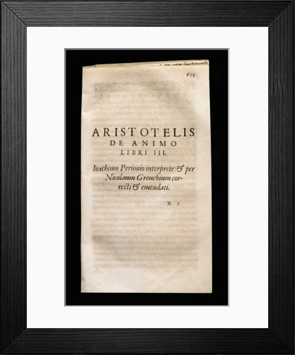 Framed Print : ARISTOTLE (384-332 BC) Framed Print : ARISTOTLE (384-332 BC)