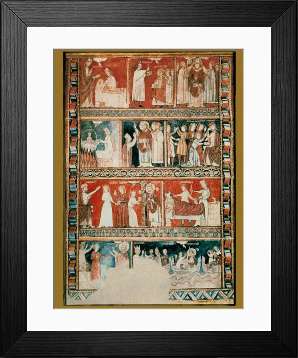 Framed Print : Life and legend of Saint Nicholas Framed Print : Life and legend of Saint Nicholas