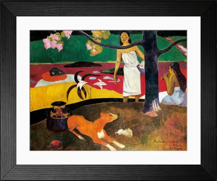Framed Print : Pastorales tahitiennes Framed Print : Pastorales tahitiennes