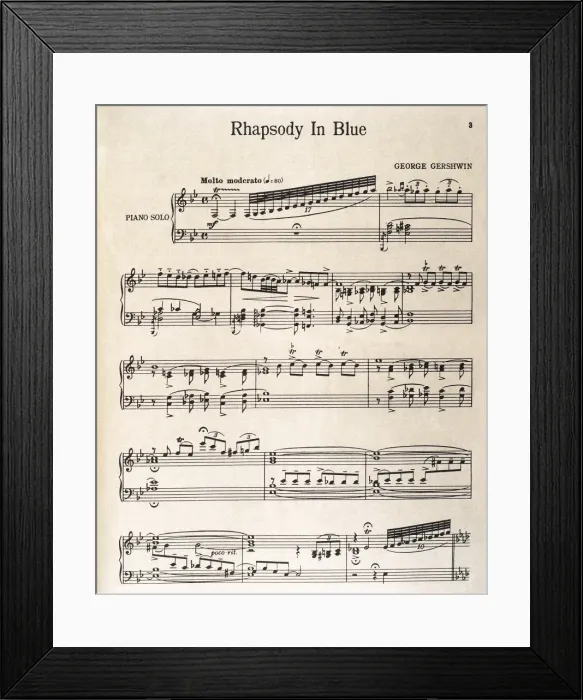 Framed Print : GERSHWIN, George (1898-1937) Framed Print : GERSHWIN, George (1898-1937)