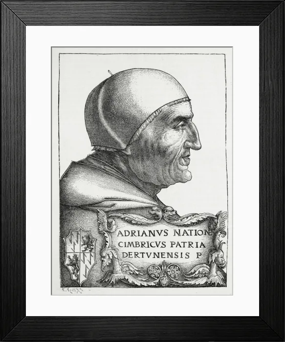 Framed Print : ADRIAN VI (1459-1523) Framed Print : ADRIAN VI (1459-1523)