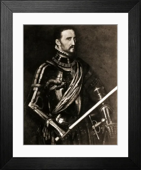 Framed Print : ALBA, Fernando Alvarez de Toledo y Pimentel, Duke of (1507-1 Framed Print : ALBA, Fernando Alvarez de Toledo y Pimentel, Duke of (1507-1