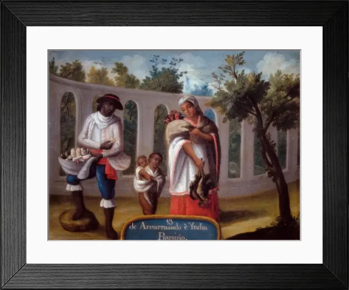 Framed Print : CABRERA, MIGUEL (1695-1768). DE Framed Print : CABRERA, MIGUEL (1695-1768). DE