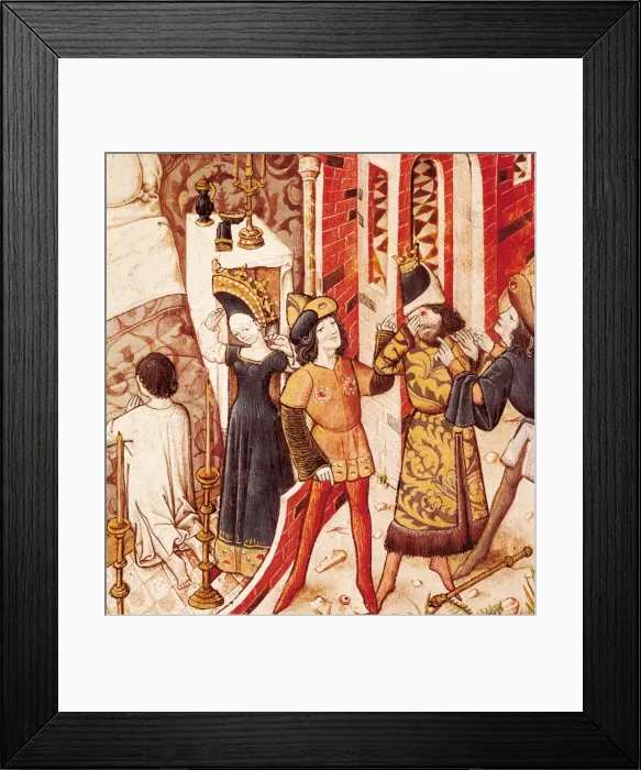Framed Print : CHAMPION DES DAMES, Master of (s Framed Print : CHAMPION DES DAMES, Master of (s