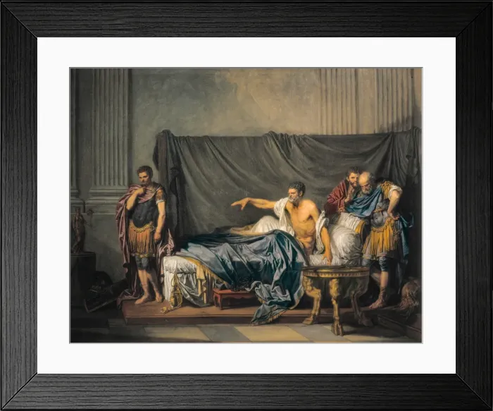 Framed Print : GREUZE, Jean Baptiste (1725-1805) Framed Print : GREUZE, Jean Baptiste (1725-1805)