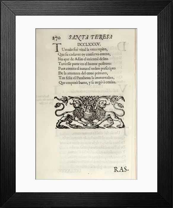 Framed Print : TERESA of JESUS, Saint (1515-1582) Framed Print : TERESA of JESUS, Saint (1515-1582)